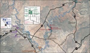 Verde Valley Wine Tour Map