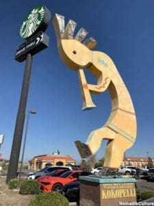 The worlds largest kokopelli in Camp Verde