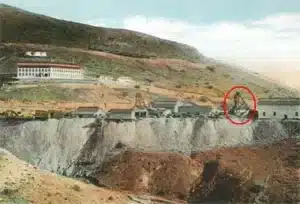 Audrey Headframe Park in Jerome Arizona