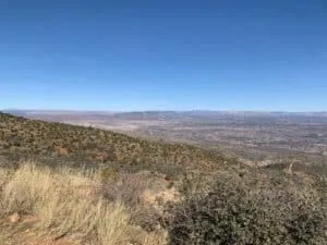 View Of Verde Valley and Sedona View from Mingus Mountain of the beautiful Verde Valley