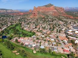 View from the Sky of the Red Rocks of Sedona