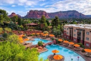Red Rock view from Village of Oak Creek Resort